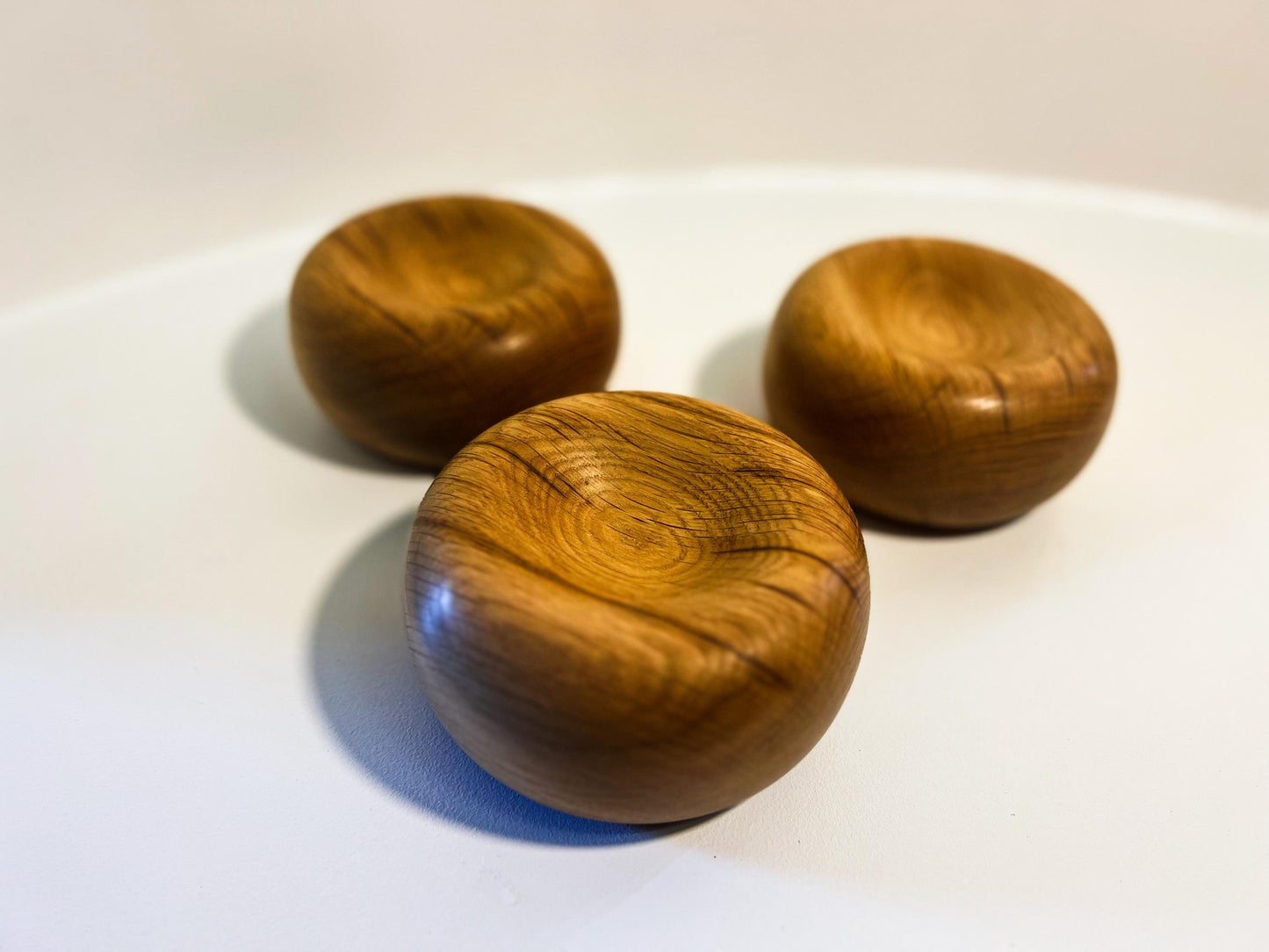 Oak ring bowls