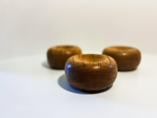 Oak ring bowls